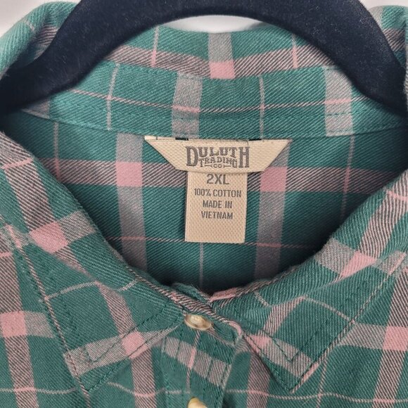 Duluth Trading Co Button Up Womens 2XL - Picture 5 of 7